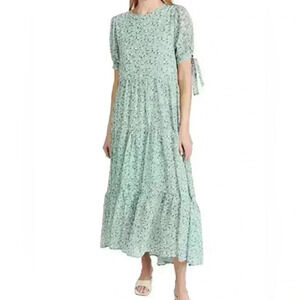 Sister Jane Rival Floral Tiered Maxi Dress Size M